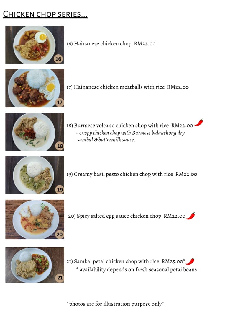 Makan Time 菜单